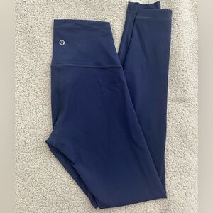 Lululemon Midnight Blue Leggings + Tag (25”)